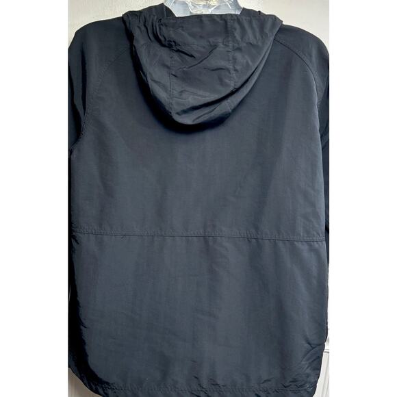 LL Bean Jacket Mens XL Reg Mountain Classic Full Zip Hooded Hiking Rain Black - Picture 3 of 8